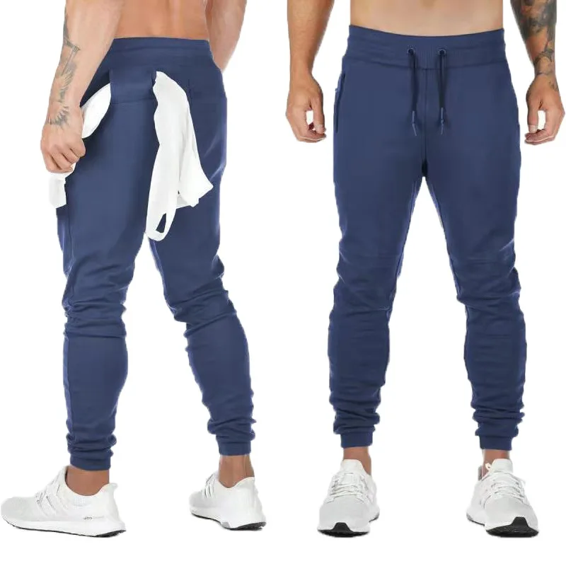 

BS3 Men Sport Sweatpants Running Pants GYM Pants Men Joggers Cotton Trackpants Slim Fit Pants Bodybuilding 2X4