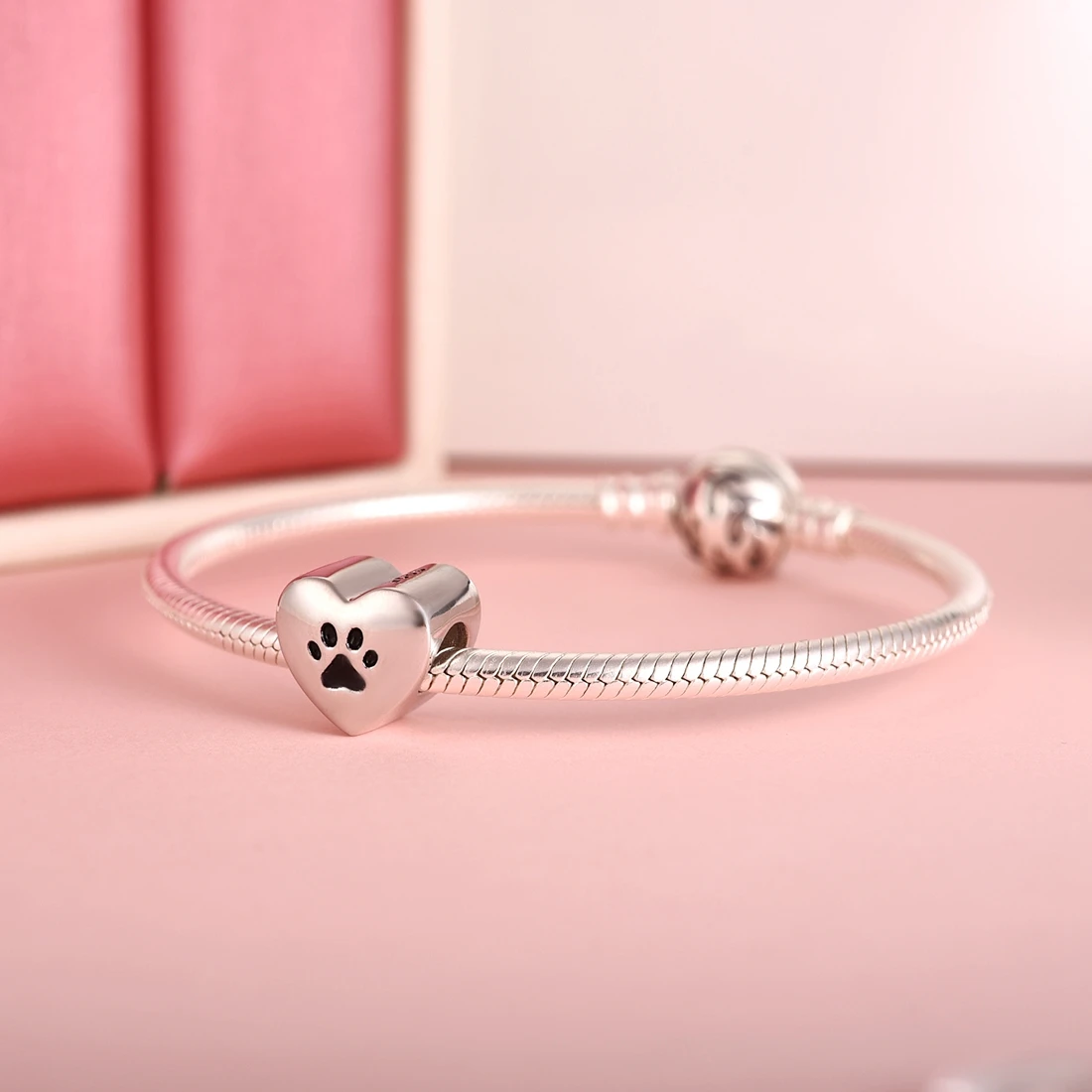 DALARAN New Trendy 925 Sterling Silver Heart Shape Foot Bead Charms Original Fit Charm Bracelet Jewelry Making | Украшения и