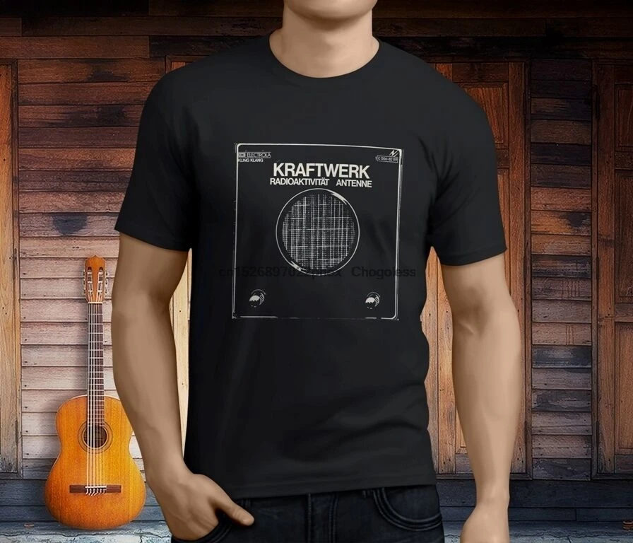 Новинка Kraftwerk радиоактивность электро музыкальная группа Мужская черная