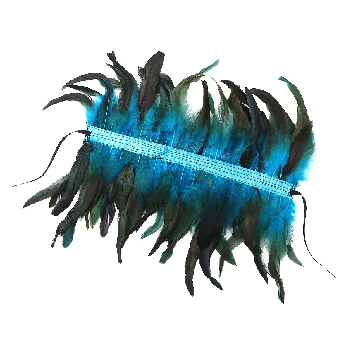 Женский ошейник чокер с натуральным пером в готическом стиле накидка на плечо