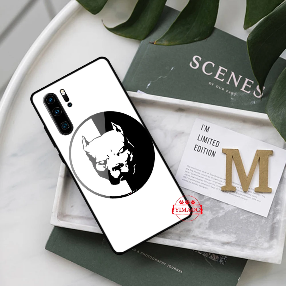 YIMAOC питбуль Стекло чехол для Huawei P10 Lite P20 Pro P30 P Smart honor 7A 8X9 10 Y6 Коврики 20 |