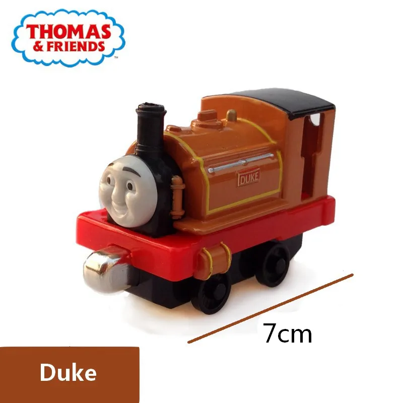 Duke Genunie Томас и его друзья Trackmaster 1:43 картонная коробка сплав магнитный поезд ударопрочный высокое качество автомобиль детские игрушки подарок - Цвет: Duke
