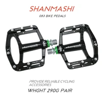 shanmashi bike pedals mtb bmx sealed bearing bicycle alloy road mountain cleats ultralight pedal cnc product mtb accessories