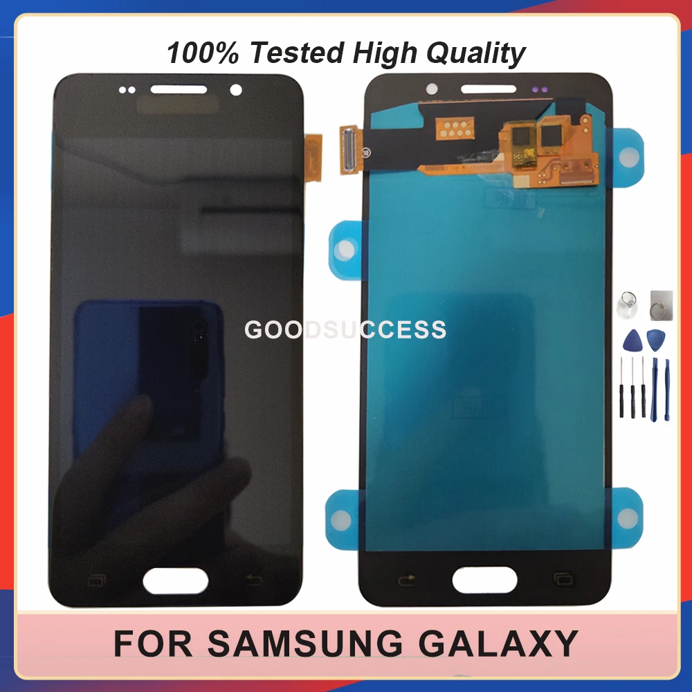 

AMOLED For Samsung Galaxy A3 2016 A310 A310F A310H A310M A310F/DS LCD Display Screen Digitizer Touch Panel Glass Assembly