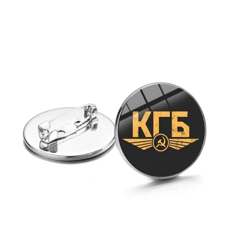 Style 10 SONGDA Hero Stalin CCCP Retro Brooch Sickle Hammer Sign Soviet Russian Army Icon Badge for Men Coat Suit Metal Pins High Quality - Окраска металла: Style 10