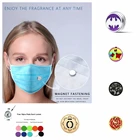 Магнитная запонка из нержавеющей стали для мужчин и женщин, зажим для аромамасел и эфирных масел, Подарочная брошь