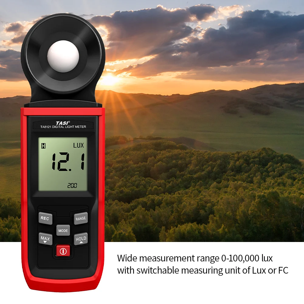 Портативный цифровой мини фотометр с ЖК дисплеем Luxmeter Luminometer Lux Meter светильник