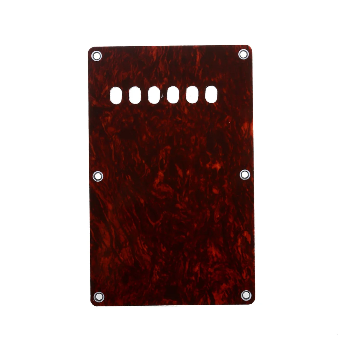 

Musiclily, 6 отверстий, Задняя панель для гитары для китайского производителя, 4-слойная красная черепаха