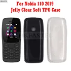 HKFASTEL 110 2019 защитный чехол для Nokia 110 2019 прозрачный мягкий ТПУ прозрачный чехол-накладка защитный чехол