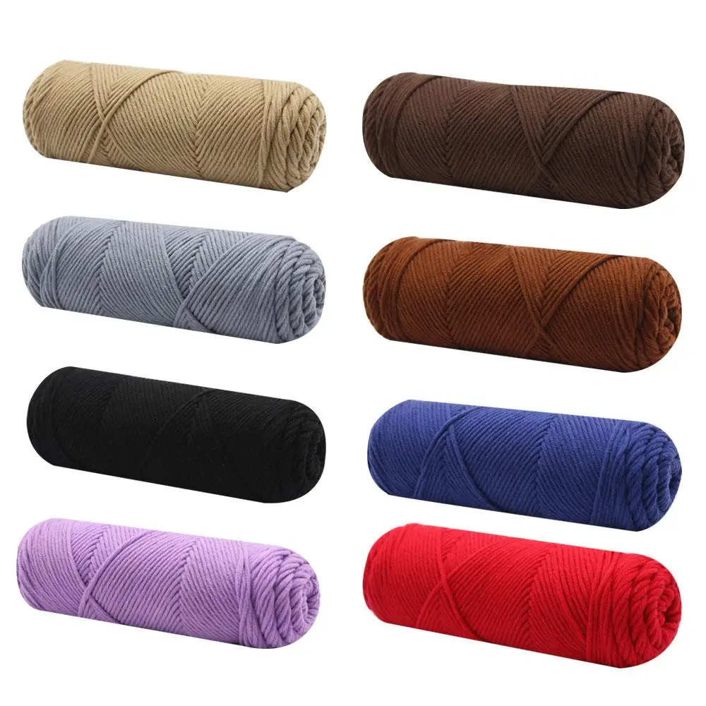 

Warm Thread Home Arts 8 Plies Soft Handcraft Yarn Multicolor Glove DIY Sewing Cotton Hand Knitting Scarf