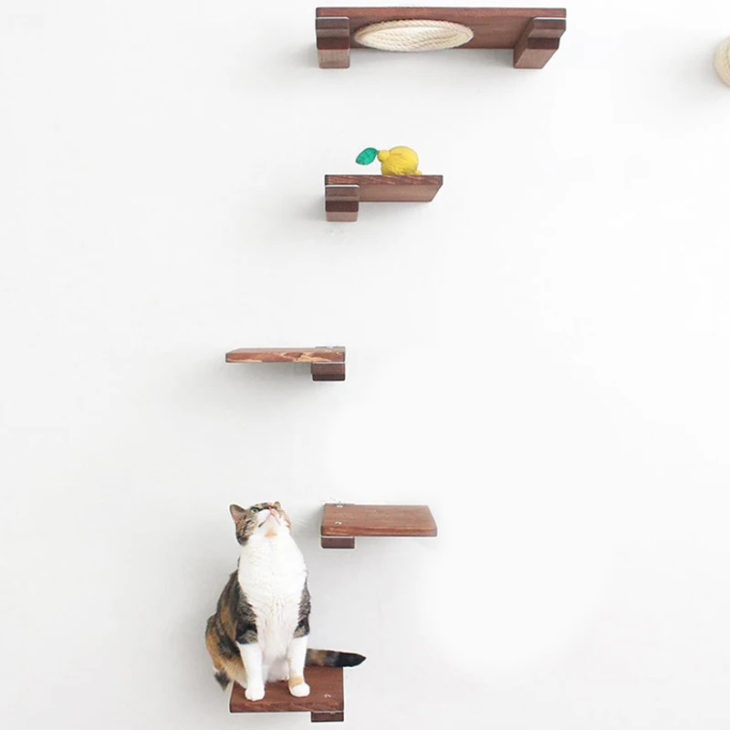 Настенный шаговый гамак для кошек скалолазание на дереве игровой домик|Мебель и