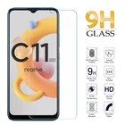 Закаленное стекло 9H для Realme C11 2021, защита для переднего экрана, Защитная пленка для Realme C 11, стекло для телефона