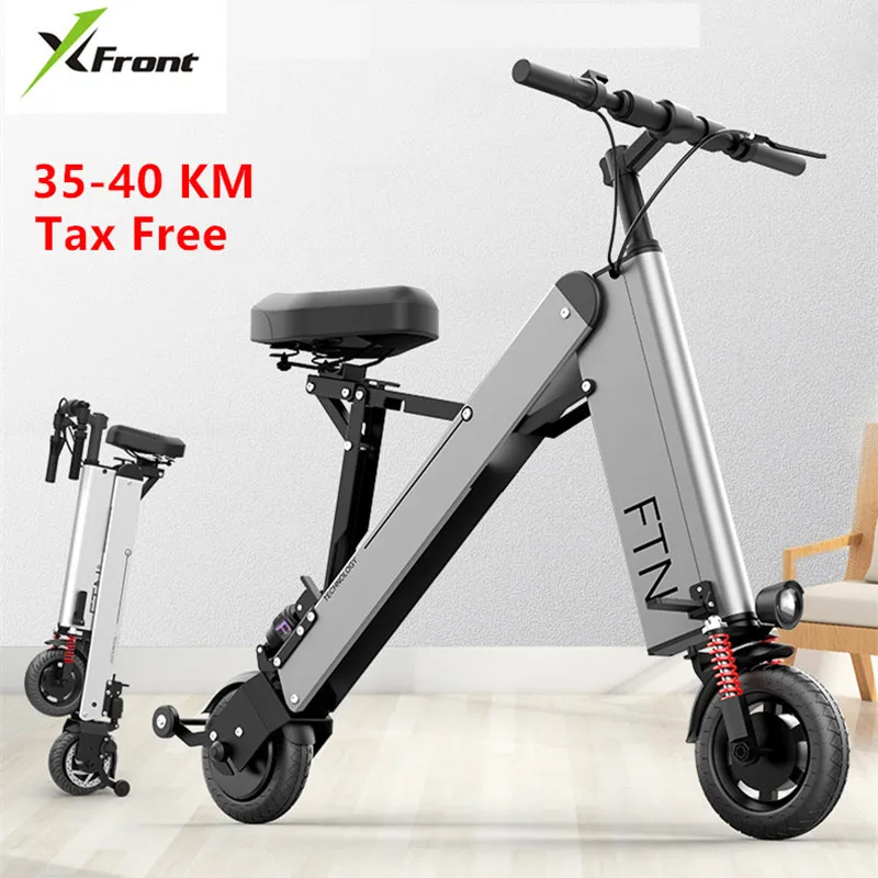 X-Front Ebike мини складной электрический мотоцикл Сверхлегкий портативный литиевый