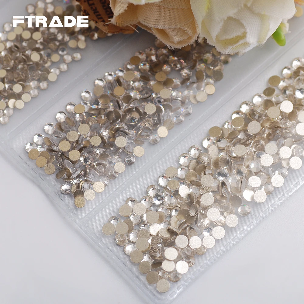 Блестящие кристаллы 6 размеров AB SS3 SS10 блестящие стеклянные стразы для дизайна