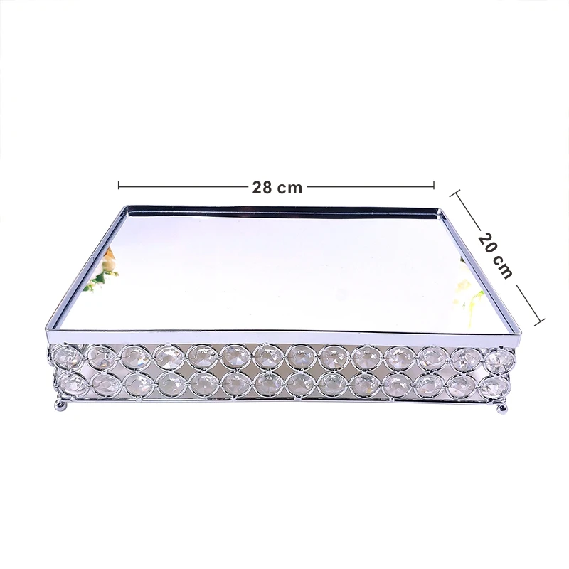 1 шт. серебристая зеркальная подставка для торта | Дом и сад