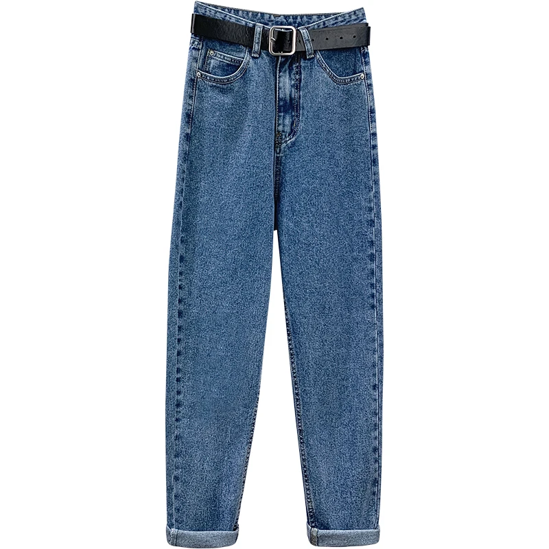 

Casual Denim Pantalon Femme Vintage Women Harem Pants High Waist Jeans