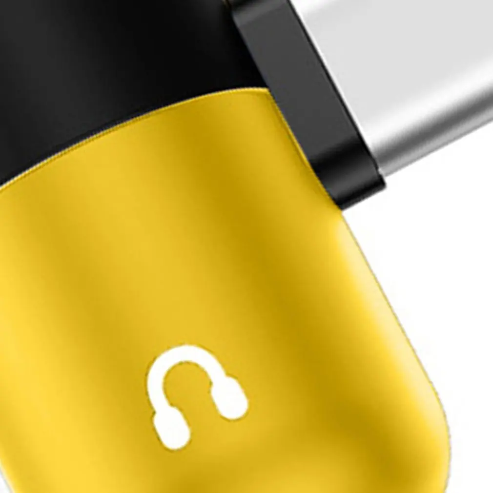 Зарядный аудио кабель 2 в 1 зарядное устройство капсульный адаптер для Lightning Jack