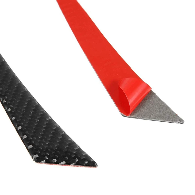 

2Pcs Car Carbon Fiber Interior Center Control Cover Trim for Infiniti Q50 Q60 2013-2019