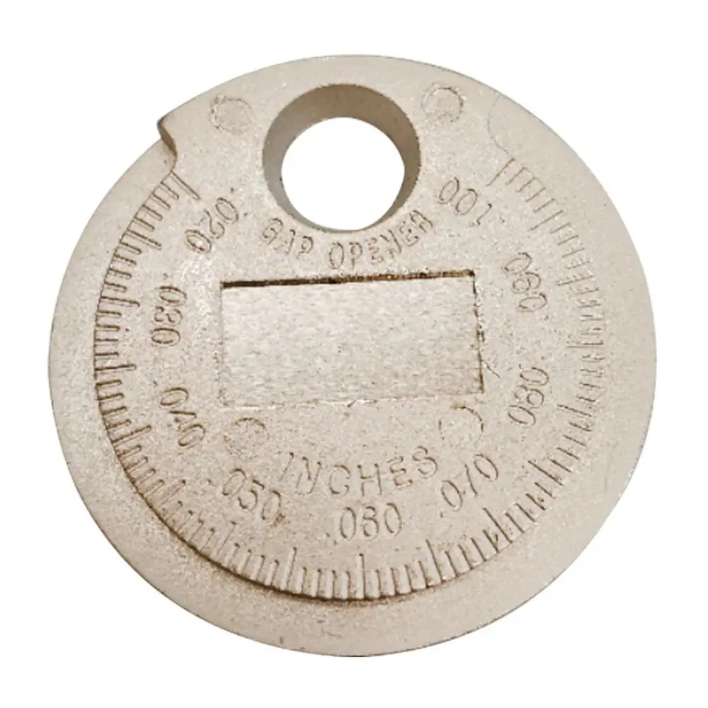 

1pc Measurement Coin-Type 0.6-2.4mm Spark Plug Gap Gauge Measurement Tool Range Spark Plug Gage Caliber Measuring Tool