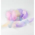 100pcs Macaron Цвет перья 6-12 см для вечерние свадебные наполнитель подарочной коробки Рождество DIY ремесло Материал домашний декор