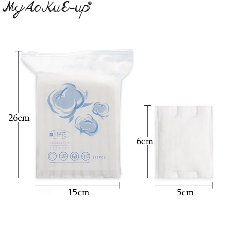

Disposable Double-sided 3 Layer Makeup Cotton Pads Wipes Soft Makeup Remover Pads Ultrathin Facial Cleansing Paper Make Up Tools