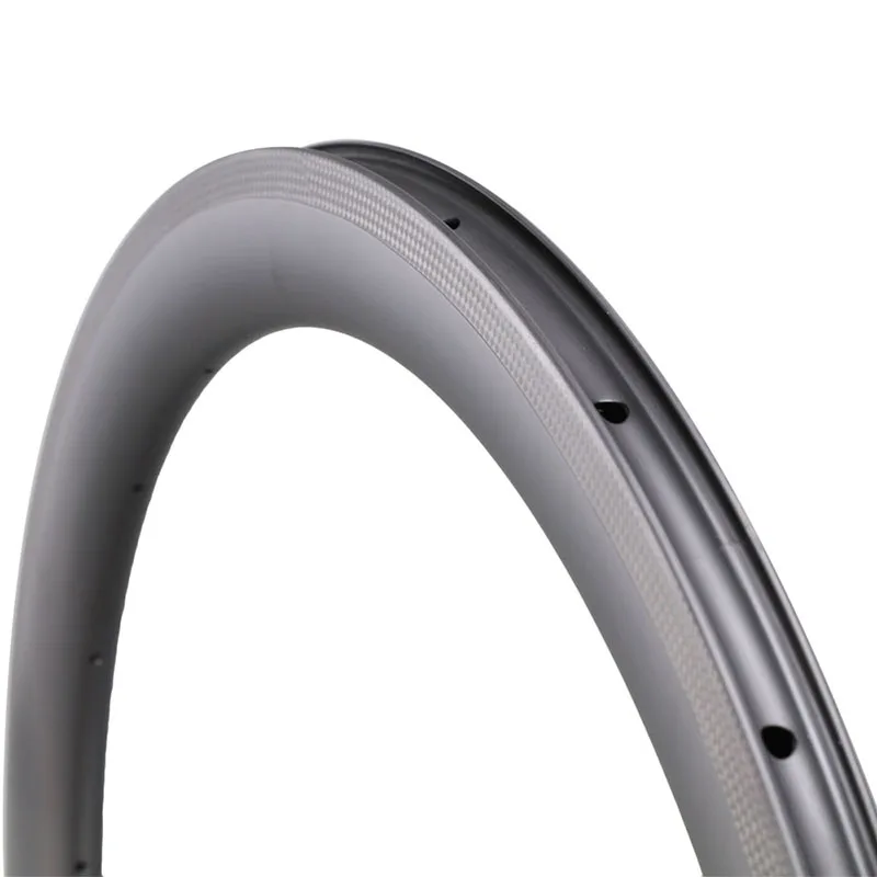 

T700 Carbon Road Rim 55mm Depth 25mm Width Clincher Rim Tubular Tubeless Bike Rims Ultralight Carbon Rim Road Wheels