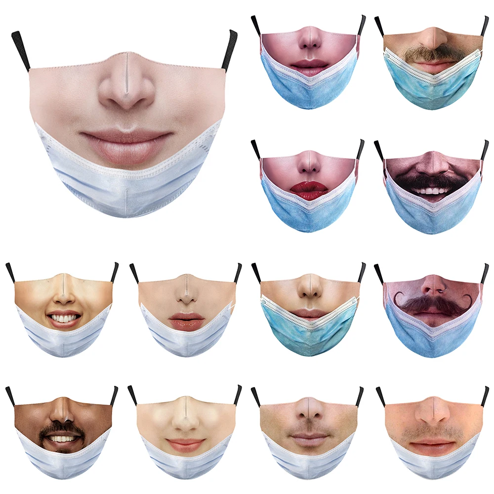 Смешная маска для мужчин женщин унисекс взрослых популярная Регулируемая