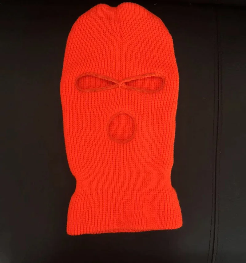 1 шт. Бесплатная доставка зимняя Лыжная шапка 3 маска с прорезями для шеи Хэллоуин