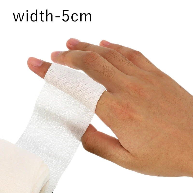 

1/3/5 pcs Medical Bandage First Aid Adhesive Bandage for Hand Leg Band Adhesive Stretch Band Wrist Sports Protective Bandage