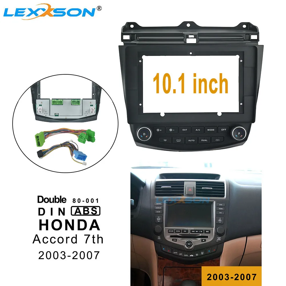 10 1 дюймов Автомобиль фриз для HONDA Accord 7th 2003 2007 приборной панели Установка отделкой