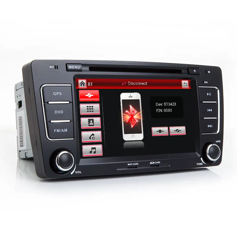 Автомагнитола 2 Din с DVD-плеером для Skoda Octavia A 5 A5 3 Yeti 2008 2009 2010 2011 2012 2013 2014 мультимедиа