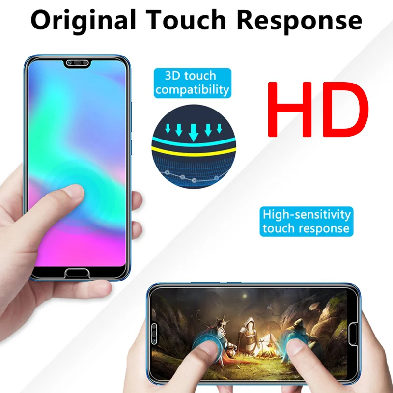 

3PCS Tempered Glass for Honor 10i 10 Lite 9 Light Screen Protector Phone Glass on Huawei Honor 20 Pro 30 Lite 30i 20i Hard Glass
