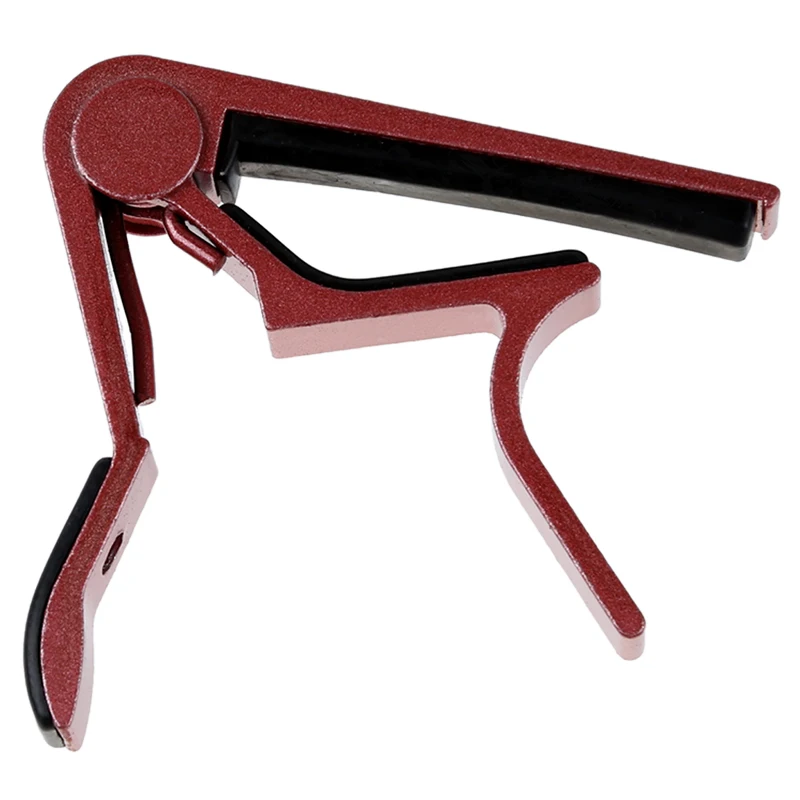 

Red Single-Handed Guitar Capo Quick Change