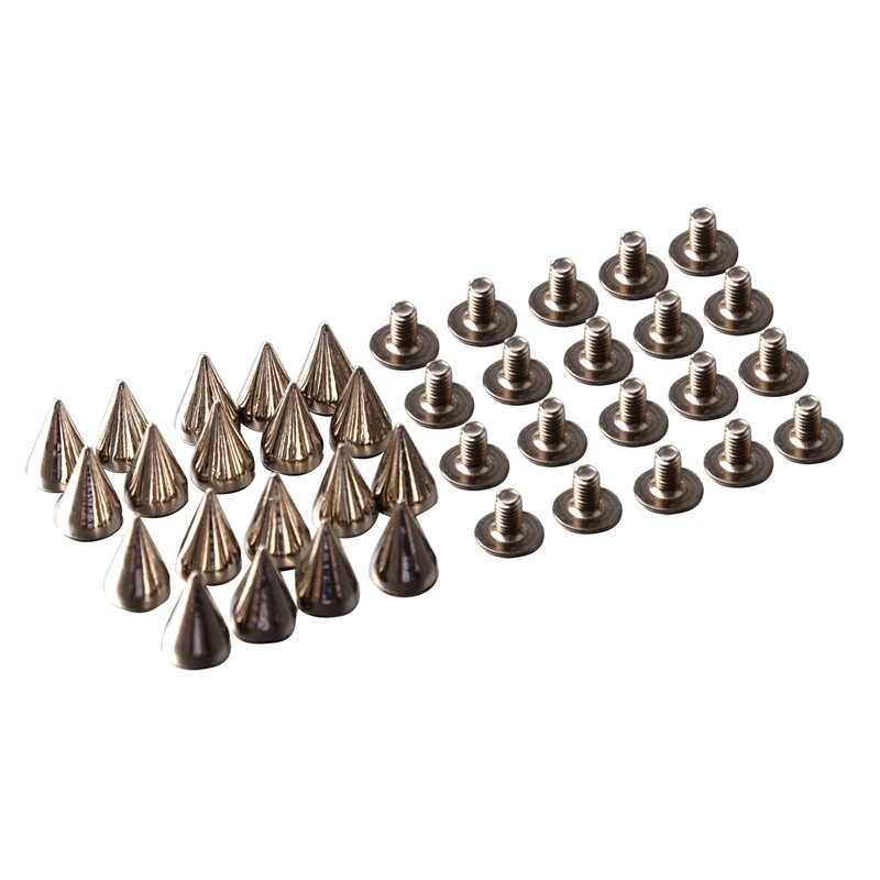 20 шт серебряных заклепок в стиле панк украшения для женские браслеты и т.