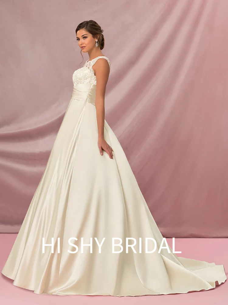 

Hi Shy Bridal 2021 New Luxury Lace Wedding Dresses Suitable for Every Bride Free Tailored Plus Size and Free Shipping