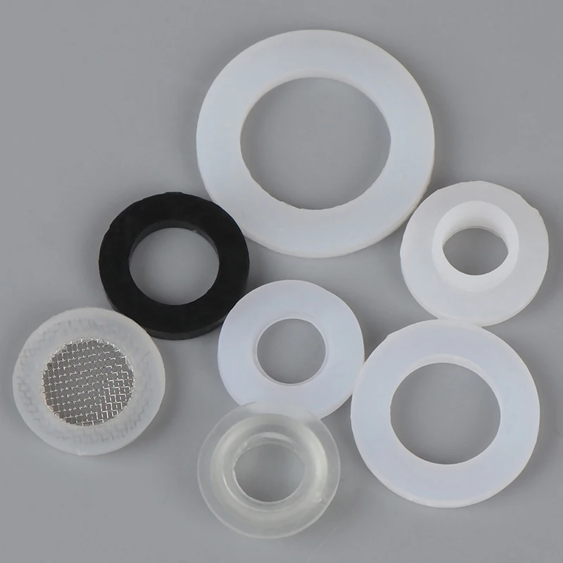 Белый черный 1/2 &quot3/4&quot 1 &quotрезиновое кольцо кремния PTFE плоская прокладка