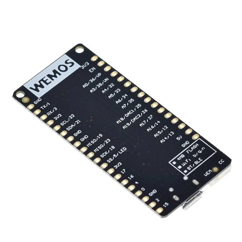 Флэш-память 4 МБ для WeMos D1 ESP32 ESP-32 ESP32S беспроводной модуль с Wi-Fi и Bluetooth двухъядерный
