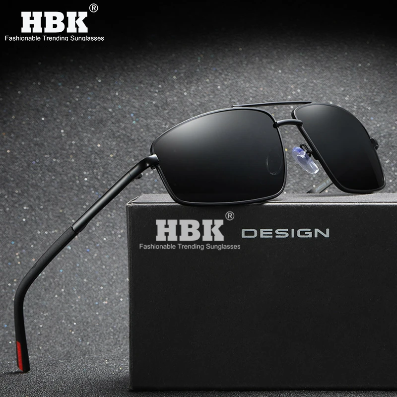 Солнцезащитные очки HBK Мужские поляризационные спортивные брендовые солнечные