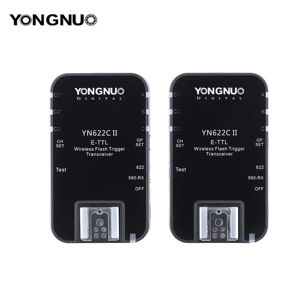 YONGNUO YN622C II 2.4G Wireless E-TTL Flash Trigger Receiver Transmitter Transceiver for Canon EOS 5D Mark 7D 70D 60D 50D 40D |