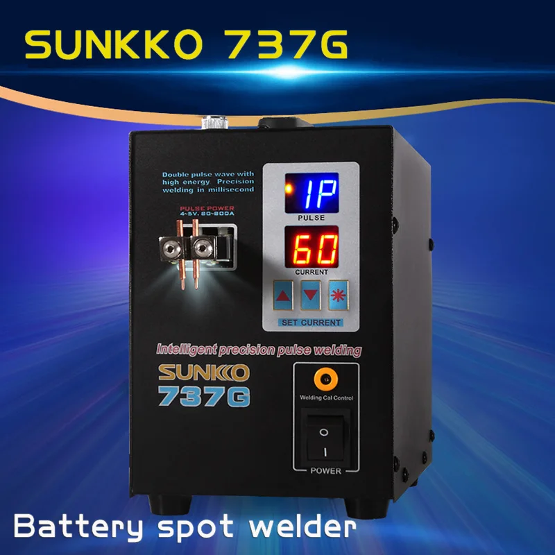 

Точечный сварочный аппарат SUNKKO, 737 г, 18650 кВт, светодиодный светильник
