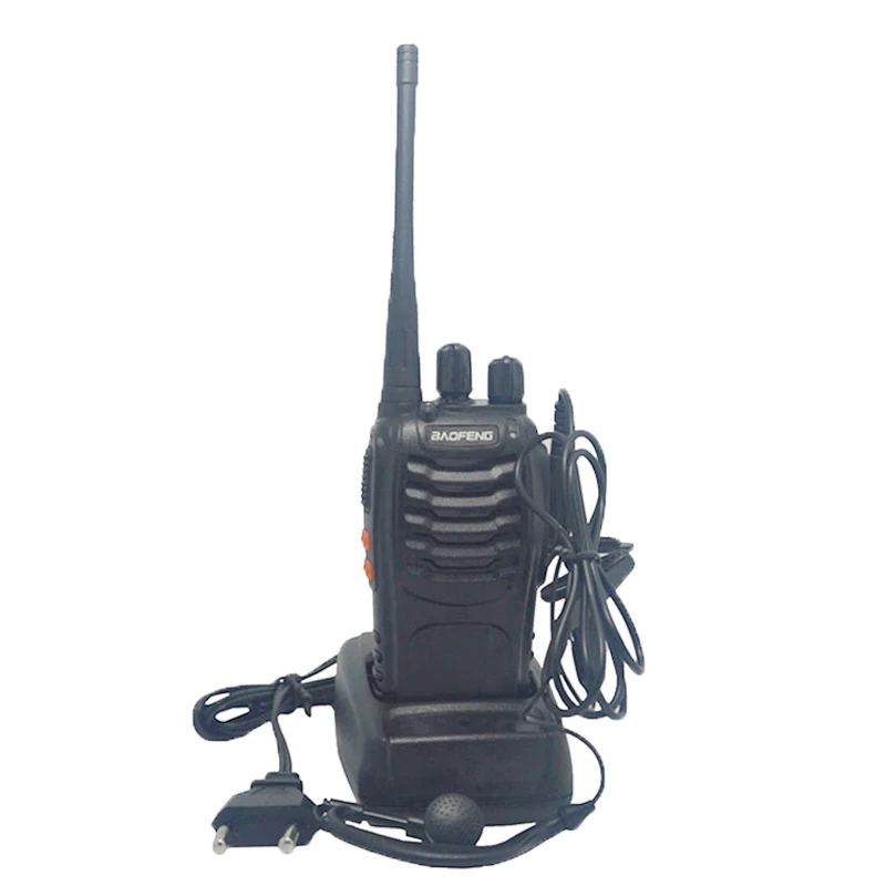 1 шт BaoFeng BF-888S Walkie Talkie 888s UHF 400-470MHz переговорный трансивер A0784A двухстороннее радио с зарядным устройством USB - Цвет: Wall charger