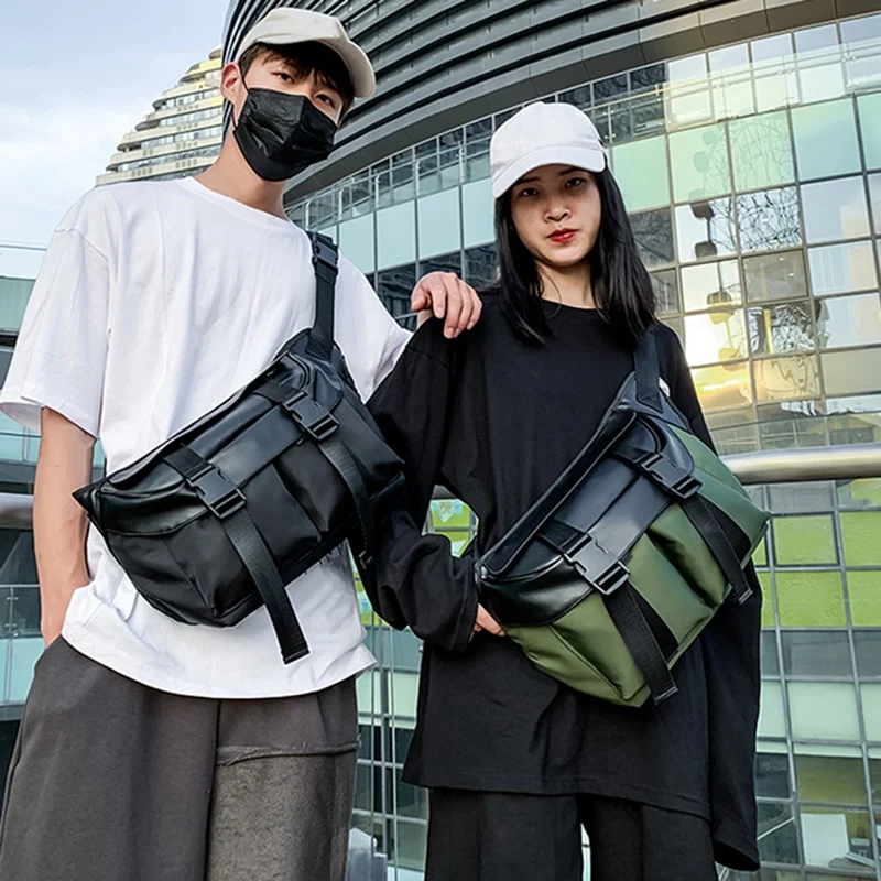 

ASDS-Street Trend Waist Bag Unisex Waist Bag Hip Hop All-Match Ladies Shoulder Messenger Bag