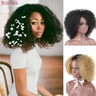 Парики для косплея HOUYAN афро-вьющиеся, пушистые волосы, черные натуральные термостойкие парики для чернокожих женщин