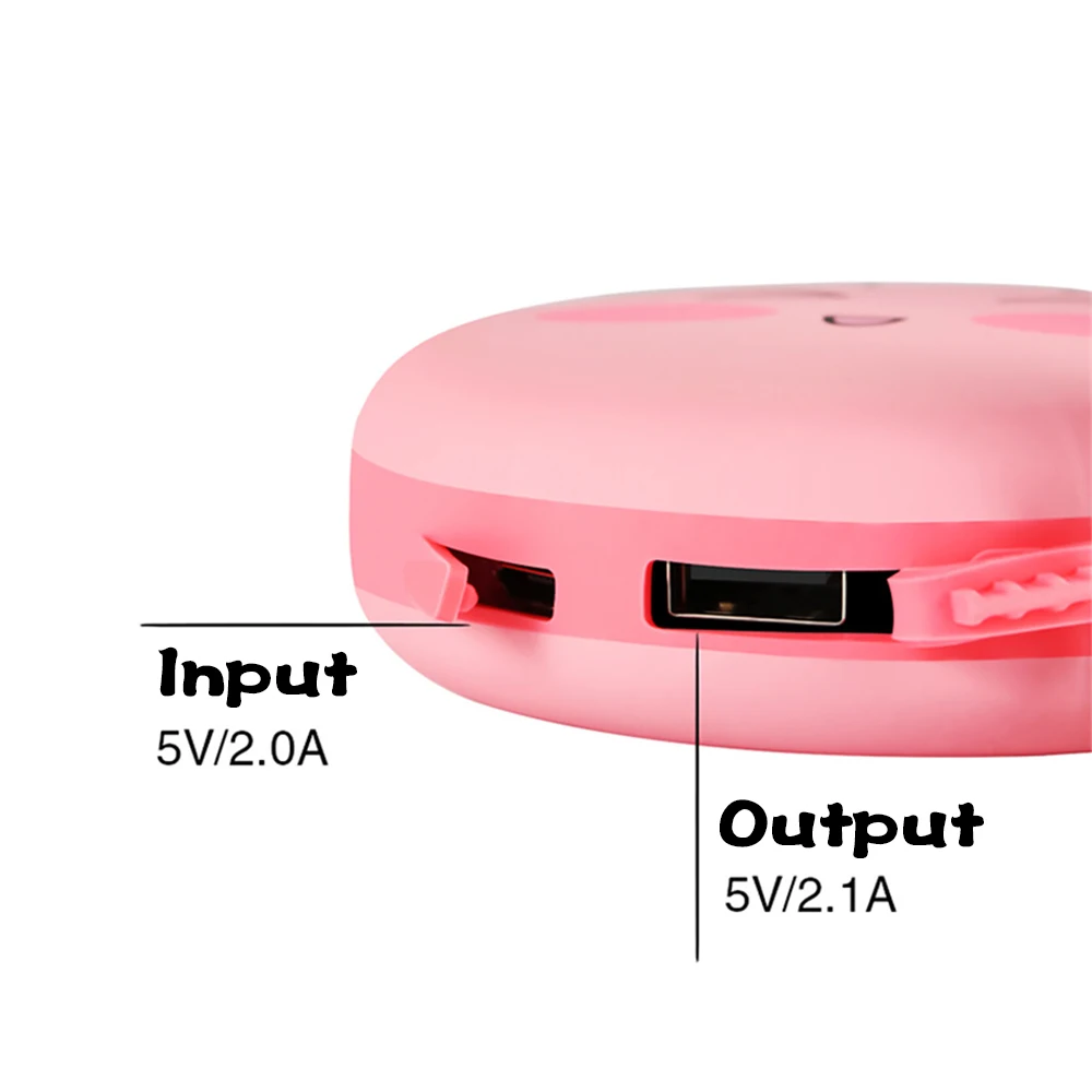 Мультяшный мини USB грелка для рук перезаряжаемая зимняя карманный нагрев