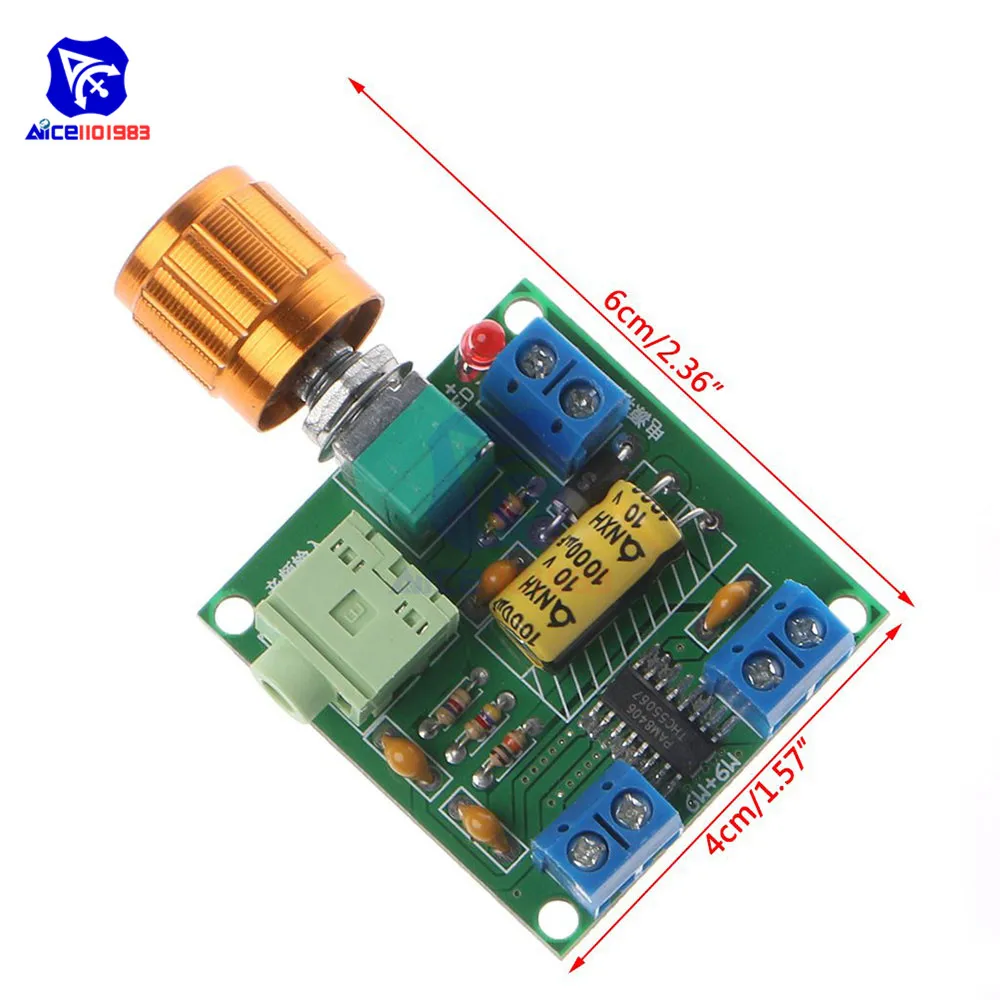 Diymore PAM8406 3 5 в двухканальный усилитель цифровой класс D стерео аудио плата