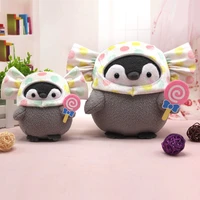 ins sanri japan hot style animal stuffed plush toys positive energy penguin candy cap peluche doll pendant for kids girls gift