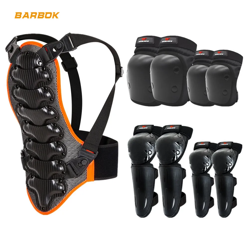 WOSAWE детская мотоциклетная броня для сноуборда защита спины катания на роликах