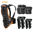 Детская мотоциклетная защита WOSAWE, бандаж на спину для сноуборда, роликовый велосипед, лыжная Защитная Экипировка, жилет, куртки в комплекте