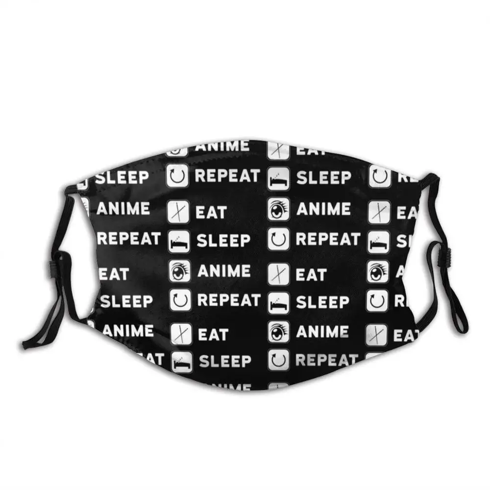 

Аниме Дизайн-Eat Sleep аниме Повтор Модные Маски Аниме анимация японское ТВ Повтор поп-культура фильм
