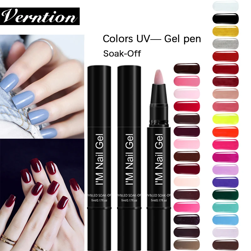 1 шт. гелевая ручка для ногтей Раскрашивание кистей горячая Распродажа